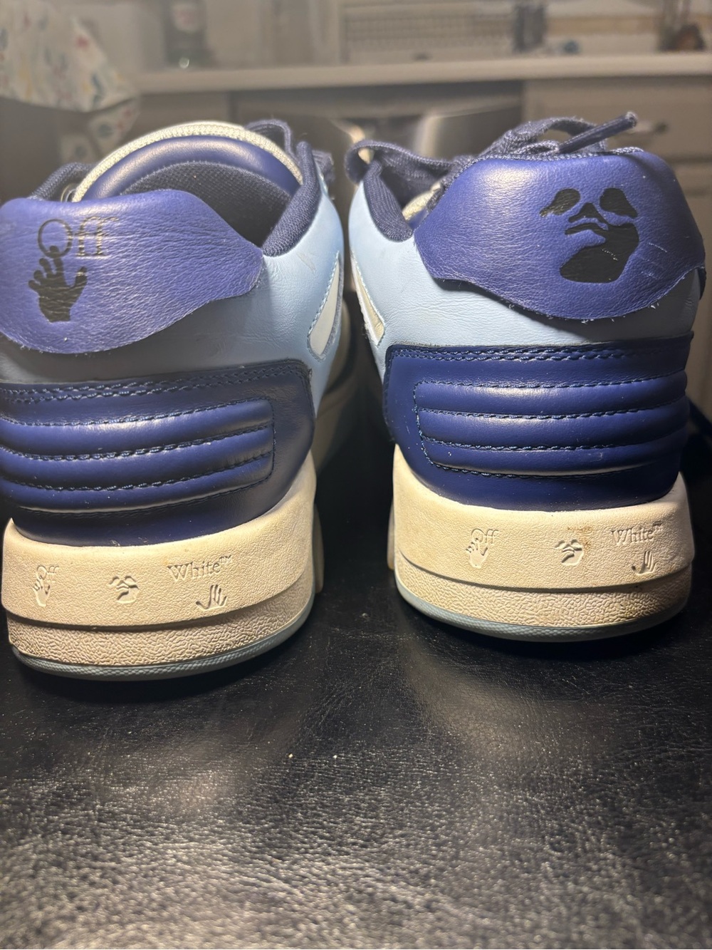 Off-White Out Of Office Blue Sneakers EU 42 US 9 OG All
